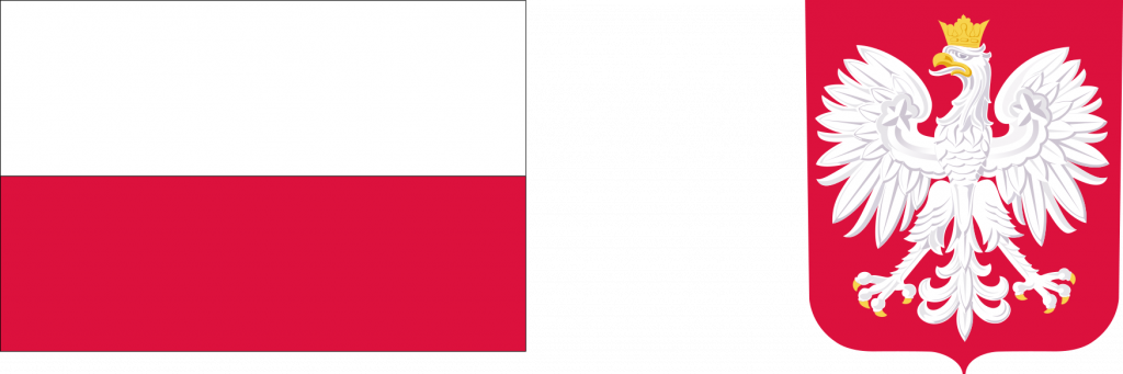 flaga i logo Polski