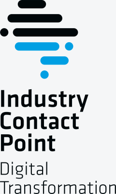 logotype of the Industry Contact Point Digital Transformation