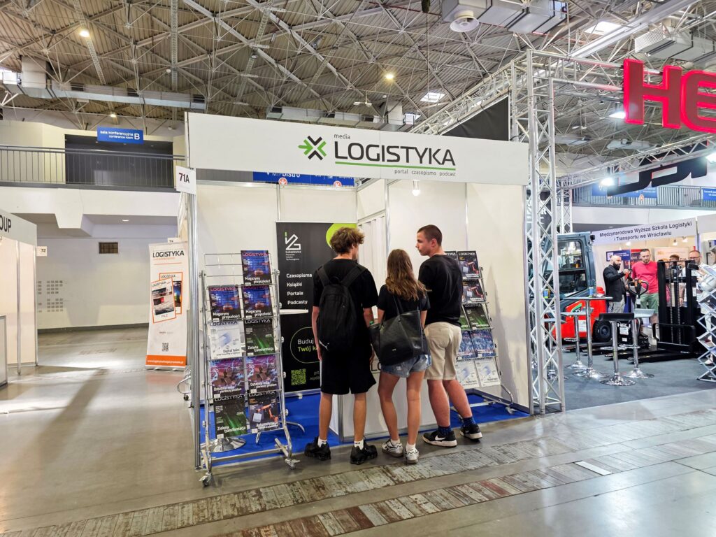 Stoisko Media Logistyka podczas targów Modernlog