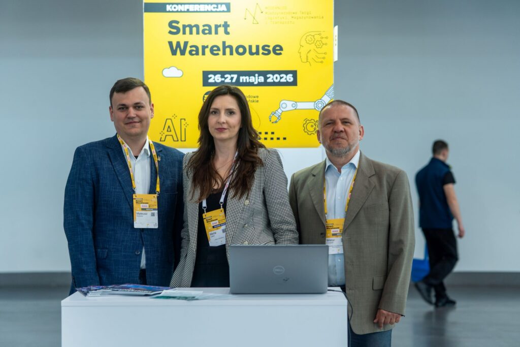 Eksperci Łukasiewicz - PIT na stoisku podczas konferencji Smart Warehouse